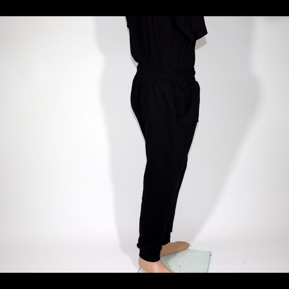 BLACK HEAVY BLEND FLEECE SWEATPANTS - Picture 2 of 2